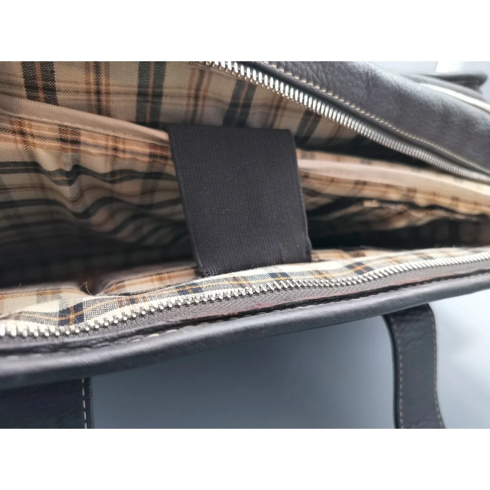 Levenger Brown Leather Briefcase